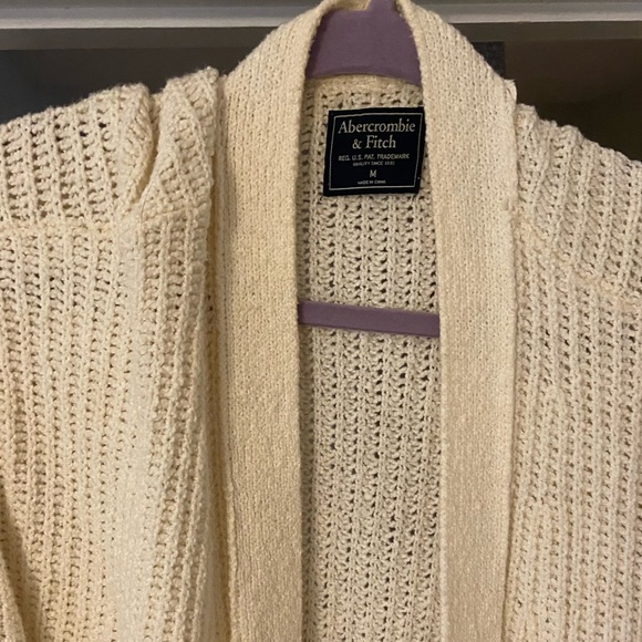 Abercrombie and Fitch Open Stitch Cable Cardigan - Picture 3 of 6